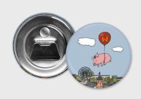 59 mm Button mit Flaschenöffner und Magnet...