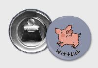 59 mm Button mit Flaschenöffner und Magnet Wittlich...