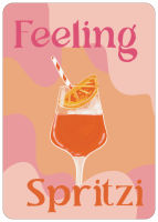 Postkarte Feeling Spritzi