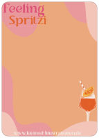 Postkarte Feeling Spritzi