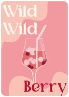 Postkarte Wild Wild Berry