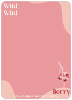 Postkarte Wild Wild Berry
