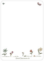 Postkarte Geburt Drillinge