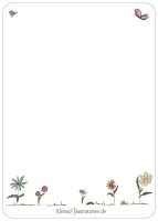 Postkarte Geburt Zwillinge