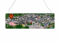 Holzschild 250x80mm Wittlich Panorama