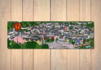 Metallschild 287x92mm Wittlich Panorama