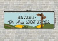 Metallschild 287x92mm Herz gehört der Eifel