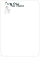 Postkarte Mistel  grün