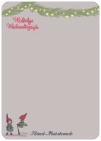 Postkarte Wichtelige Weihnachtsgrüße