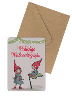 Postkarte Wichtelige Weihnachtsgrüße