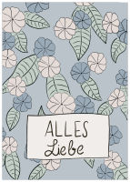 Klappkarte Alles Liebe