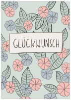 Klappkarte Glückwunsch