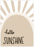 Klappkarte hello Sunshine