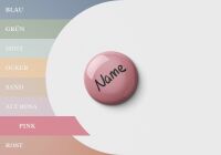 25 mm Personalisierter Namensbutton