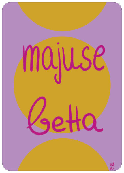 Postkarte majuse betta