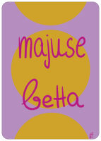 Postkarte majuse betta