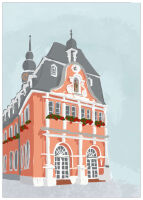 Postkarte Wittlich Rathaus