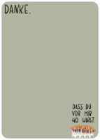 Postkarte Geburtstag 40 Jahre
