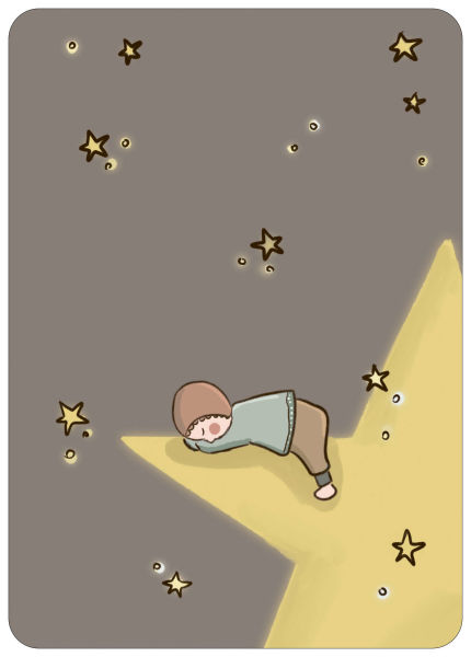 Postkarte Sternenkind