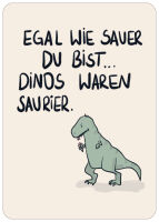 Postkarte Dino Sauer