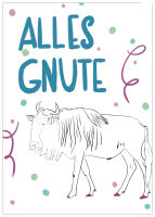Postkarte Tier Sprüche