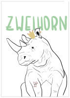 Postkarte Tier Sprüche