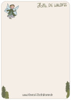 Postkarte Holla die Waldfee
