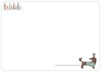 Postkarte Dackel