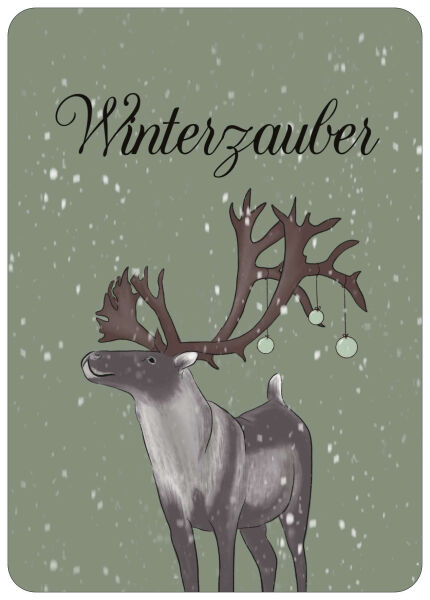 Postkarte Winterzauber