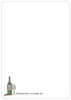 Postkarte Weihnachten Mosel