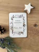 Postkarte Weihnachtsbäckerei