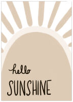 Klappkarte hello Sunshine