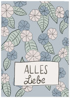 Klappkarte Alles Liebe