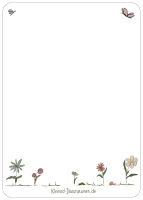 Postkarte Geburt Zwillinge