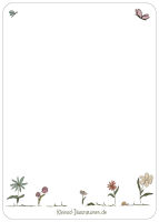 Postkarte Geburt Drillinge