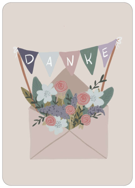 Postkarte DANKE