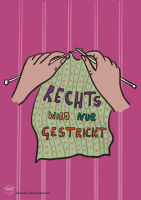 Plakat Wahl gestrickt