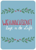 Postkarte Weihnachtsduft