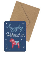 Postkarte hyggelige Weihnachten