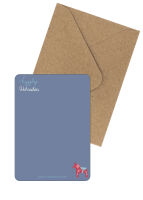 Postkarte hyggelige Weihnachten