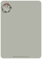 Postkarte Lichterkranz