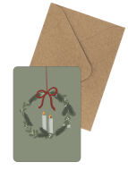 Postkarte Lichterkranz