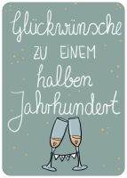 Postkarte Geburtstag 50 Jahre