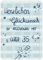 Postkarte irgendwas über 35
