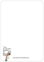 Postkarte Wein Spruch Salat