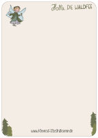 Postkarte Holla die Waldfee