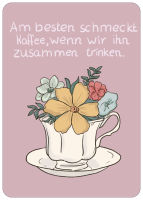 Postkarte Kaffee