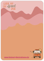 Postkarte Aperolspur