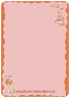 Postkarte Aperol Wer A sagt