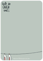 Postkarte Halt die Ohren steif!
